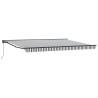 Cadre d'auvent Anthracite et blanc 450 × 300 cm 515063515063