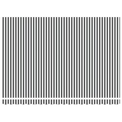 Cadre d'auvent Anthracite et blanc 450 × 300 cm 515063515063