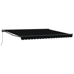 Cadre d'auvent Noir 400 × 300 cm Polyester avec revêtement PU 515066515066