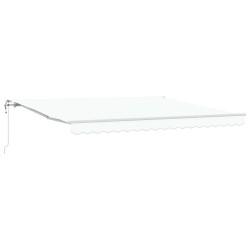 Auvent rétractable électrique Blanc 400 × 300 cm 515071515071
