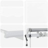 Auvent rétractable électrique Blanc 400 × 300 cm 515071515071