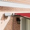 Auvent Rétractable Rouge 400 ×350 cm tissu 515082515082