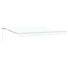 Auvent Rétractable Blanc 400 × 300 cm Polyester et Aluminium 515090515090
