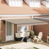 Auvent Rétractable Beige 400 × 300 cm Tissu et Aluminium 515092515092