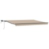 Auvent Rétractable Beige 400 ×300 cm tissu 515094515094
