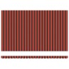 Auvent Orange et marron 500 x 300 x 165 cm Polyester et métal 515109515109