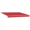Auvent rétractable électrique Rouge 400 × 300 cm 515111515111