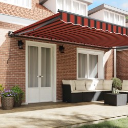 Cadre d'auvent Orange et Noir 500 × 300 cm 515114515114