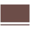 Cadre d'auvent Marron 500 × 300 cm Polyester avec revêtement PU 515116515116