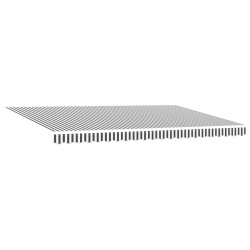Cadre d'auvent Anthracite et blanc 500 × 300 cm 515117515117