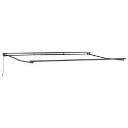 Cadre d'auvent Anthracite et blanc 500 × 300 cm 515117515117