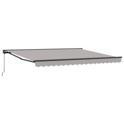 Cadre d'auvent Gris clair 400 × 300 cm 515123515123