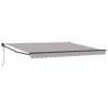Auvent rétractable électrique Gris clair 400 × 300 cm 515124515124