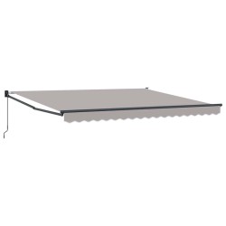 Auvent Rétractable Gris clair 400 × 300 cm 515125515125