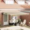 Auvent Rétractable Multicolore 400 × 300 cm 515136515136