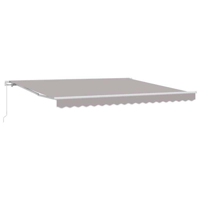 Auvent Rétractable Gris clair 400 × 300 cm 515138515138