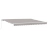 Auvent Rétractable Gris clair 400 × 300 cm 515138515138