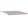 Auvent rétractable électrique Gris clair 400 × 300 cm 515139515139