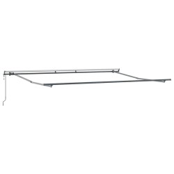 Auvent Rétractable Gris clair 400 × 300 cm Tissu et Aluminium 515141515141
