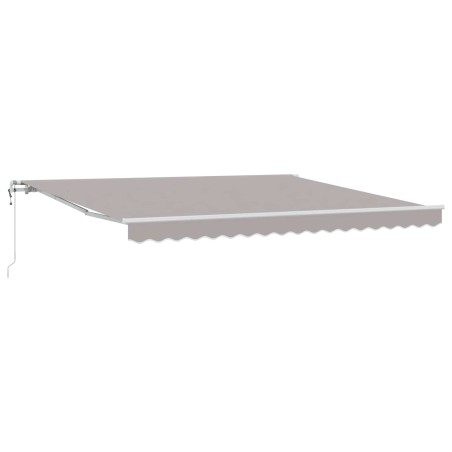 Auvent rétractable électrique Gris clair 400 × 300 cm 515145515145