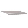 Auvent rétractable électrique Gris clair 400 × 300 cm 515145515145