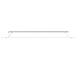 Auvent rétractable électrique Gris clair 400 × 300 cm 515145515145