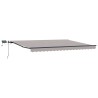 Auvent Rétractable Gris clair 400 ×300 cm tissu 515147515147