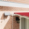 Auvent Rétractable Rouge 400 × 300 cm Tissu et acier 515148515148