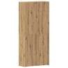 Cabinet à chaussures avec étagère Marron 80 x 35.5 x 180 cm 515156515156
