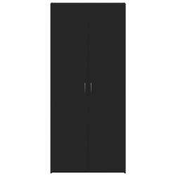 Cabinet à chaussures Noir 80 x 35.5 x 180 cm Bois d'ingénierie 515161515161