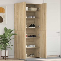 Cabinet à chaussures avec étagère Marron 80 x 35.5 x 180 cm 515162515162