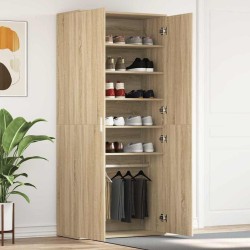 Cabinet à chaussures avec étagère Chêne Sonoma 80 x 39 x 178 cm 515164515164