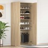 Cabinet à chaussures avec étagère Chêne Sonoma 80 x 39 x 178 cm 515164515164
