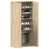 Cabinet à chaussures avec étagère Chêne Sonoma 80 x 39 x 178 cm 515164515164
