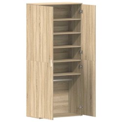 Cabinet à chaussures avec étagère Chêne Sonoma 80 x 39 x 178 cm 515164515164