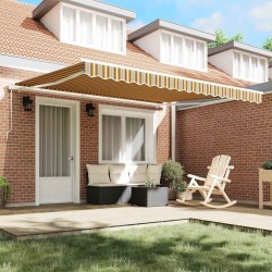 Auvent rétractable électrique Multicolore 400 × 350 cm 515166515166