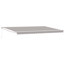 Auvent Gris clair 500 x 300 x 165 cm Polyester et métal 515173515173