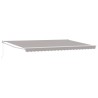 Auvent Gris clair 500 x 300 x 165 cm Polyester et métal 515173515173