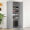 Cabinet à chaussures avec étagère Gris Sonoma 80 x 39 x 178 cm 515175515175