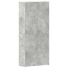 Cabinet à chaussures Gris 80 x 35.5 x 180 cm Bois d'ingénierie 515176515176