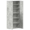 Cabinet à chaussures Gris 80 x 35.5 x 180 cm Bois d'ingénierie 515176515176