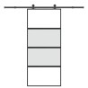 Porte coulissante kit de quincaillerie trempé verre aluminium 515187515187