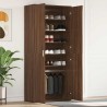 Cabinet à chaussures avec étagère Chêne brun 80 x 39 x 178 cm 515191515191