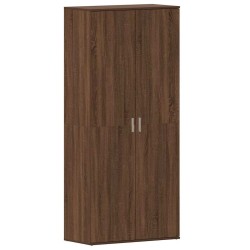 Cabinet à chaussures avec étagère Chêne brun 80 x 39 x 178 cm 515191515191