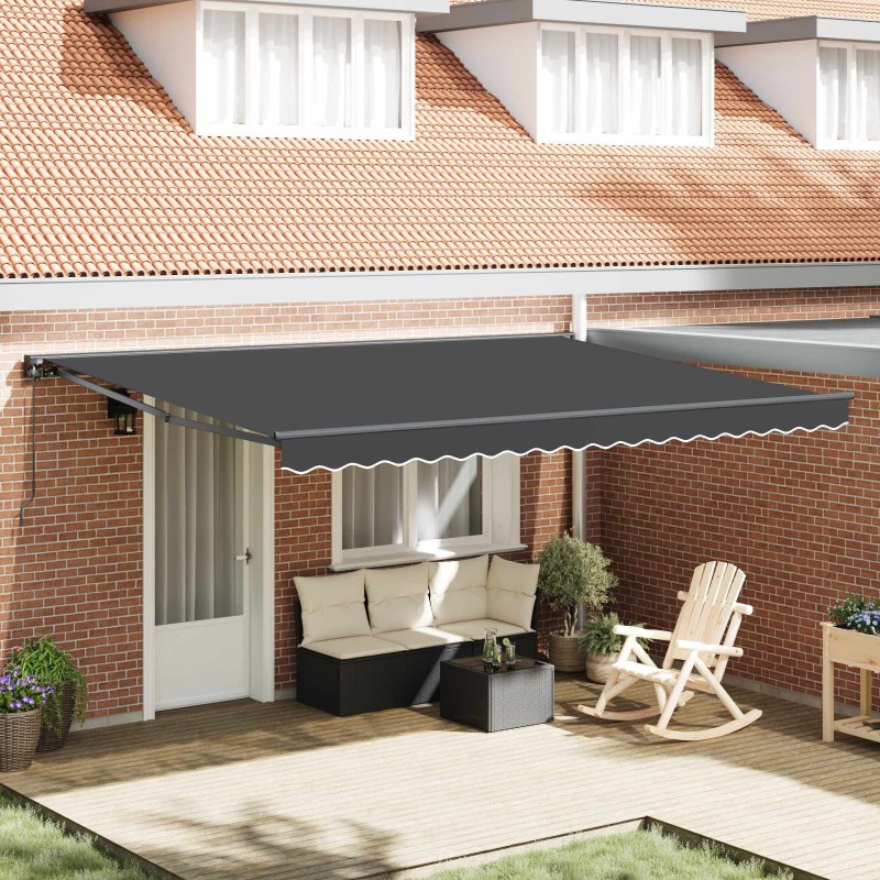 Cadre d'auvent Anthracite 450 × 300 cm 515206515206