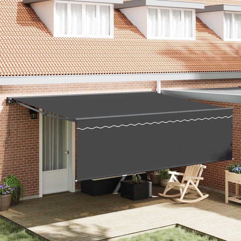Auvent Rétractable Anthracite 450 × 300 cm 515208515208