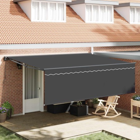 Auvent Rétractable Anthracite 450 × 300 cm 515208515208