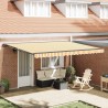 Cadre d'auvent Jaune et blanc 450 × 300 cm 515209515209