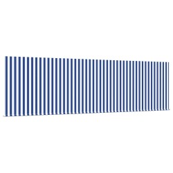 Auvent Rétractable Bleu et Blanc 400 × 300 cm 515225515225