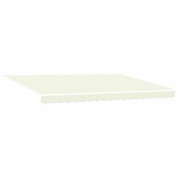 Cadre d'auvent Crème 450 × 300 cm Polyester avec revêtement PU 515226515226